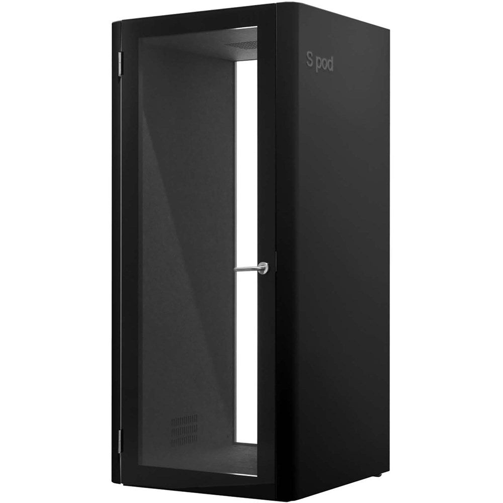 Inapod Acoustic Office Pod Series 1 Single Pod 1000W x 1000D x 2170mmH 1000W x 1000D x 2170H Black | Office Furniture Designs