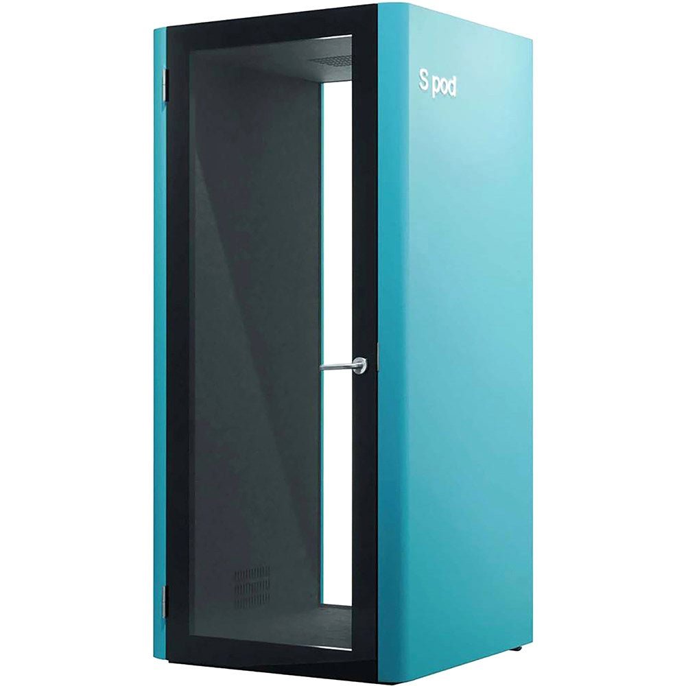 Inapod Acoustic Office Pod Series 1 Single Pod 1000W x 1000D x 2170mmH 1000W x 1000D x 2170H Turquoise | Office Furniture Designs