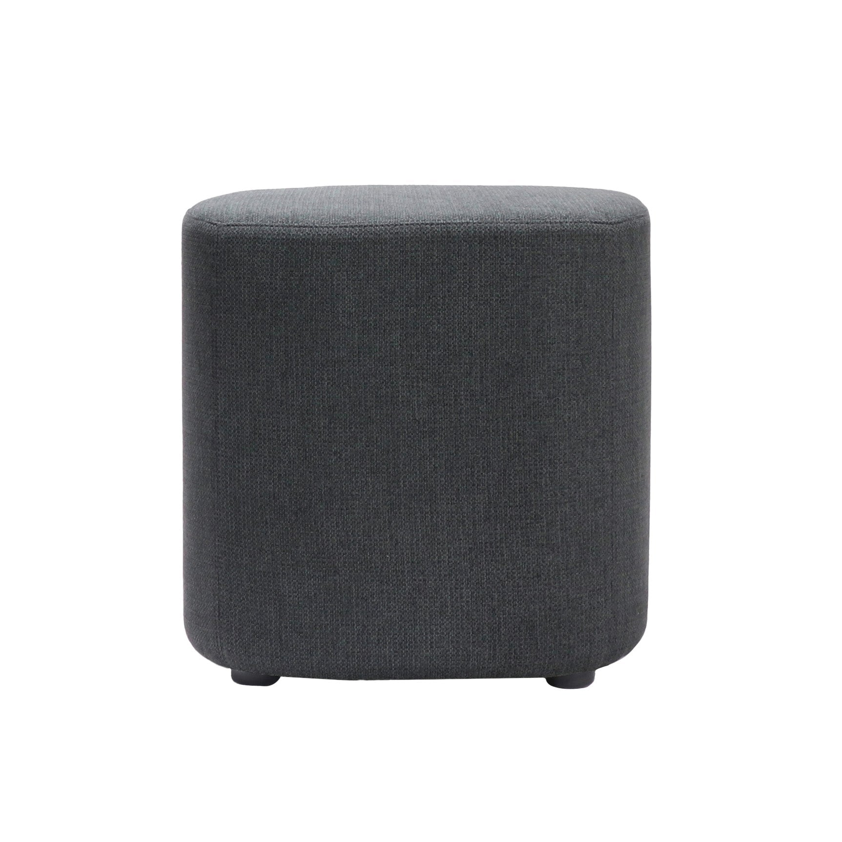 Kali Square Ottoman Charcoal | Office Furniture Designs