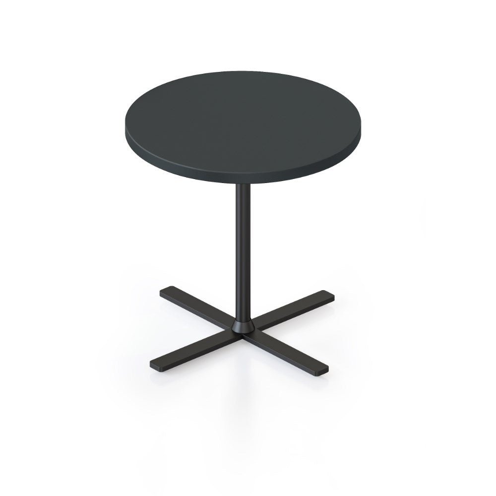 Kolo Round Side Table 500D x 457mmH 500 Diameter Black | Office Furniture Designs