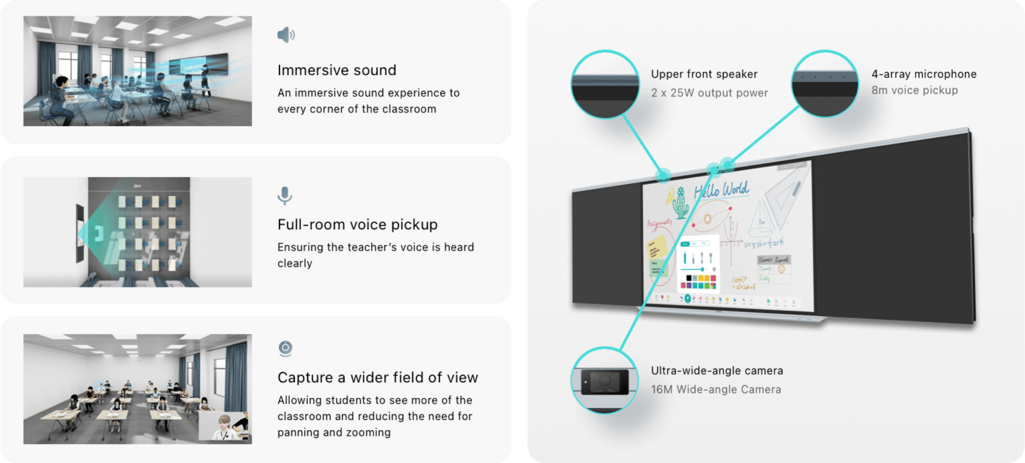 MAXHUB Smart Blackboard B8620 | Office Furniture Designs