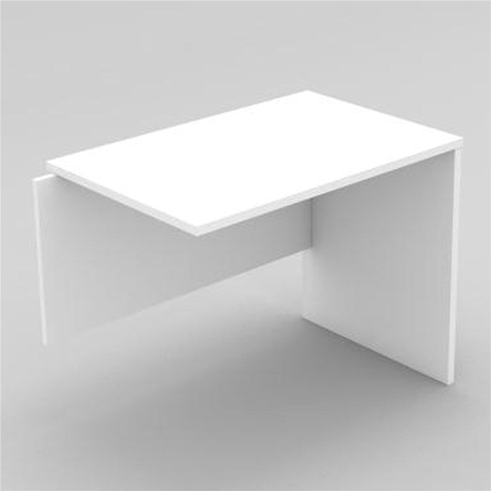OM Desk Return 1200W x 600D x 720H White | Office Furniture Designs