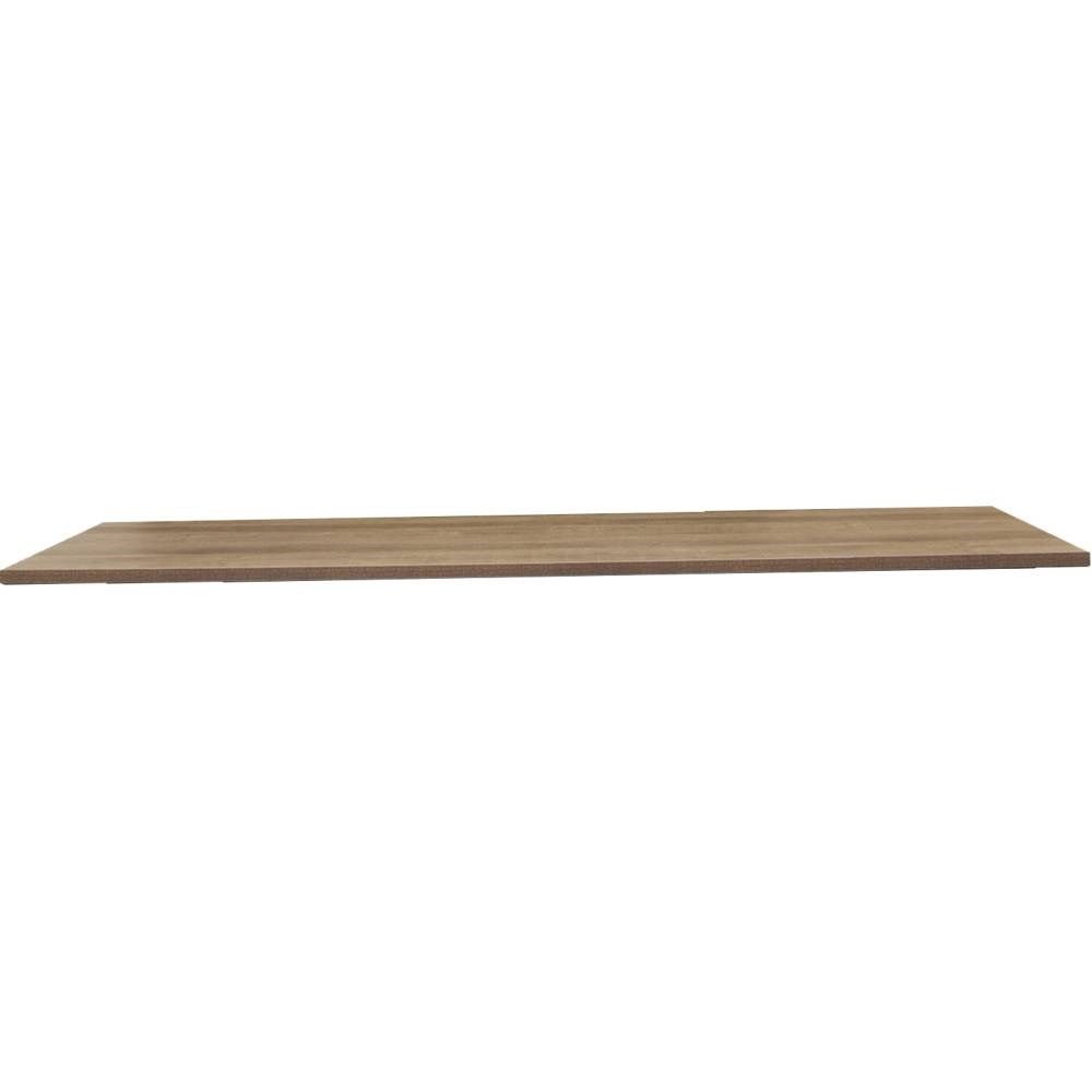 OM Premier Straight Desk Desktop only Regal Walnut 1500W x 750D x 25H | Office Furniture Designs