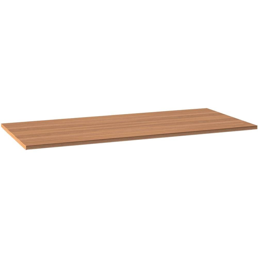 OM Premier Straight Desk Desktop only Virginia Walnut 1800W x 900D x 25H | Office Furniture Designs
