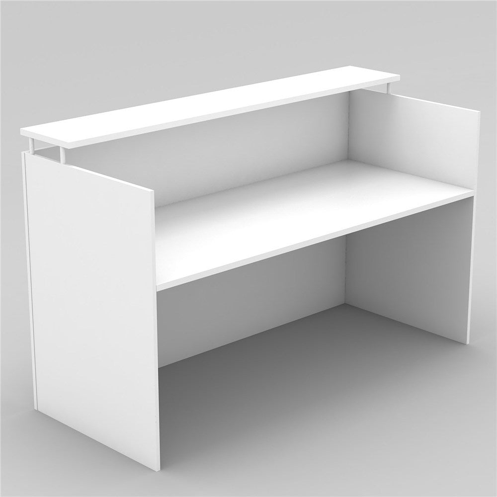 OM Reception Counter 1800W x 750D x 1100H No return White | Office Furniture Designs