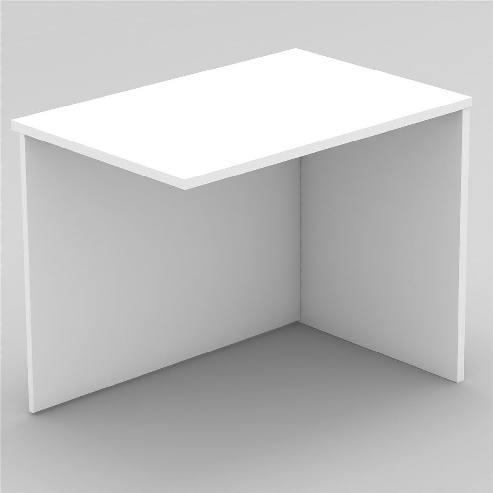 OM Reception Counter 900W x 600D x 720H Return White | Office Furniture Designs