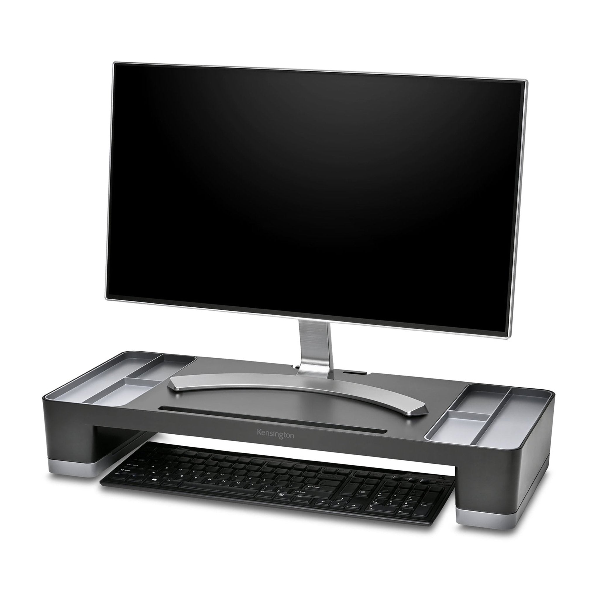 Organising Monitor Riser Black | Office Furniture Designs