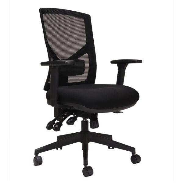 Breeze Ergonomic Chair Mesh Back Black