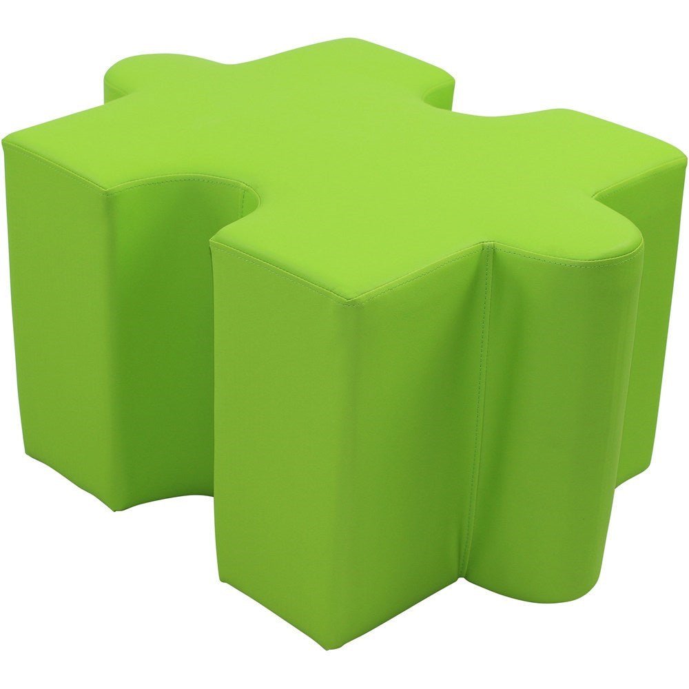Puzzle Breakout Interlocking Ottoman Green Green | Office Furniture Designs