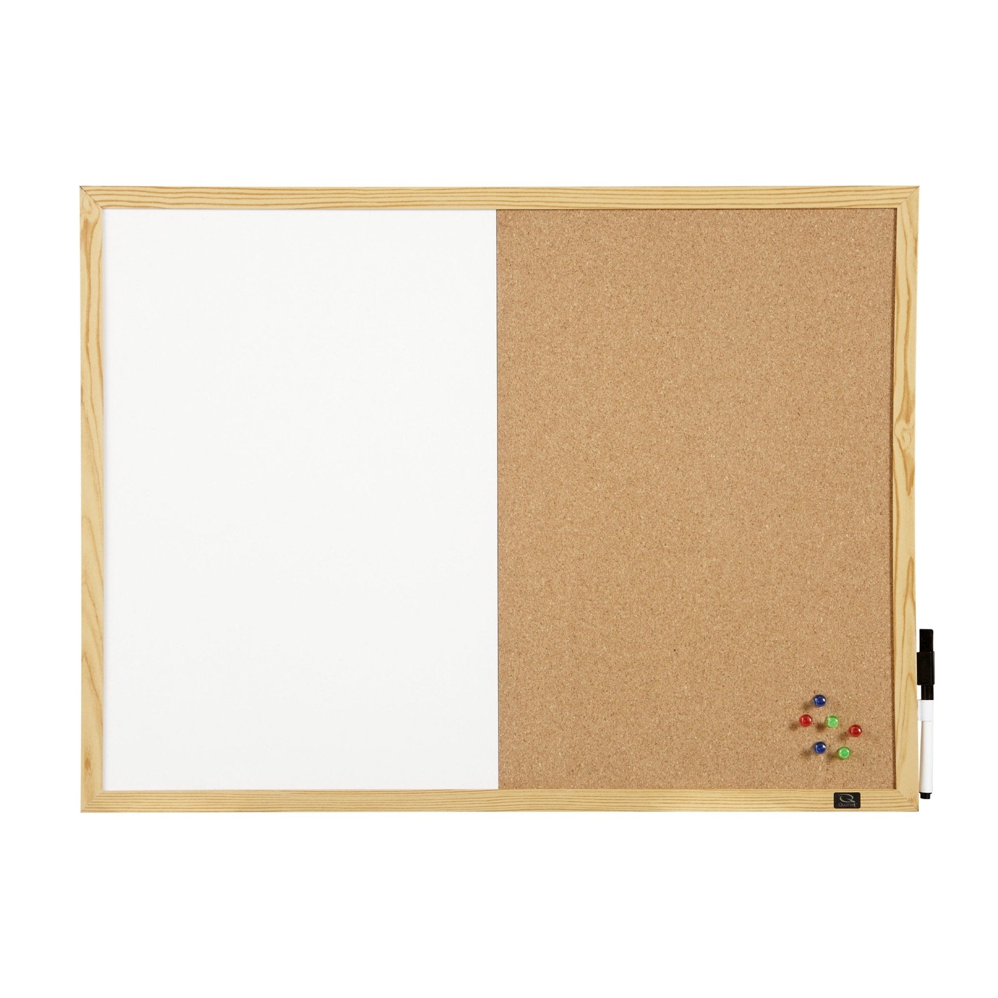 Quartet Combo Board Pine Frame 600x900mm | Office Furniture Designs