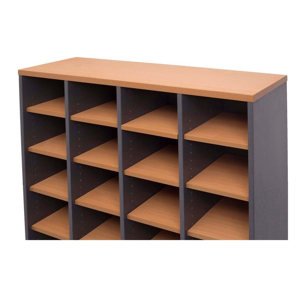Rapid Worker Pigeon Hole Unit Additional Shelf 236W x 356D x 18mmH 236W x 356D x 18H Beech | Office Furniture Designs