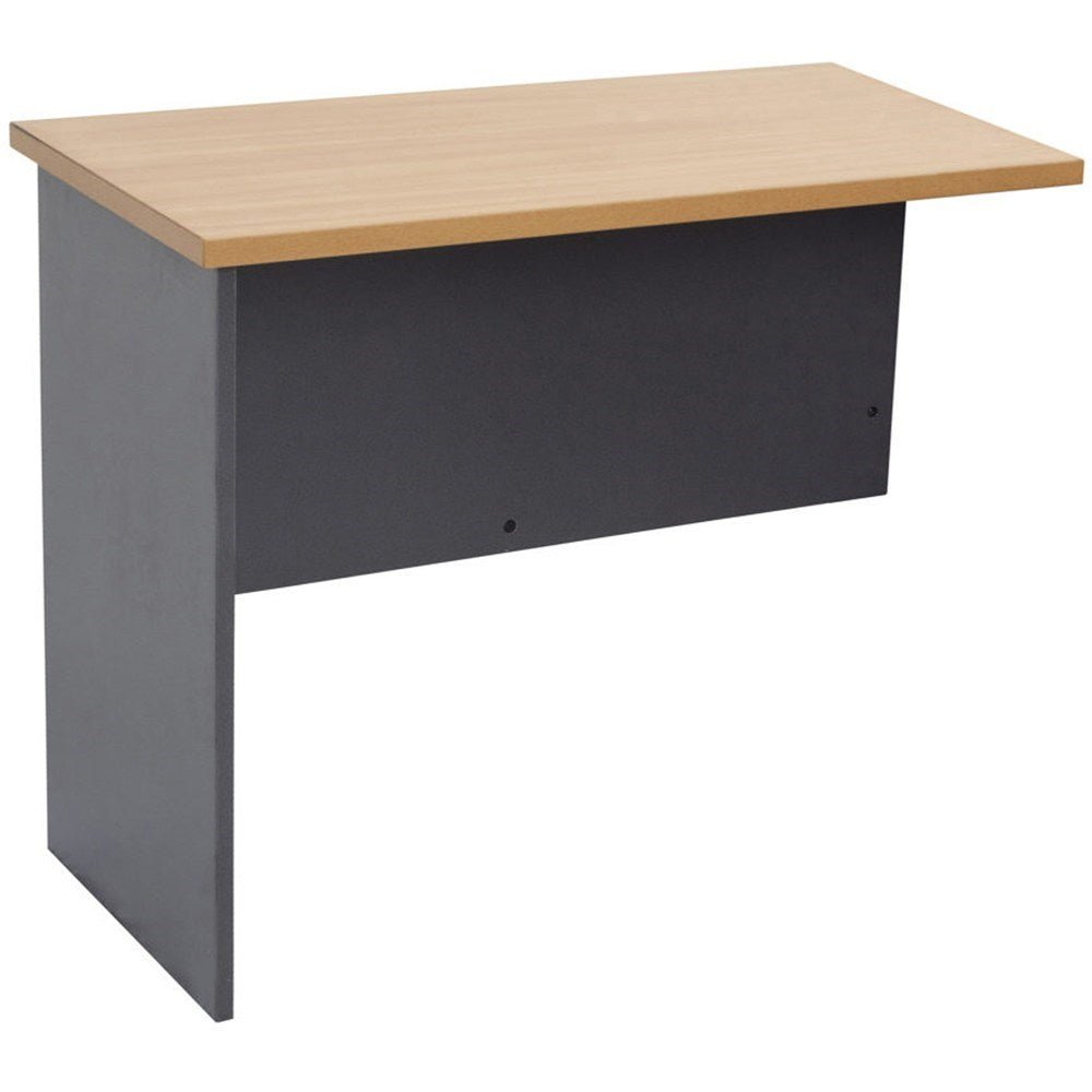 Rapid Worker Return 900W x 450D x 730H Beech & Ironstone | Office Furniture Designs