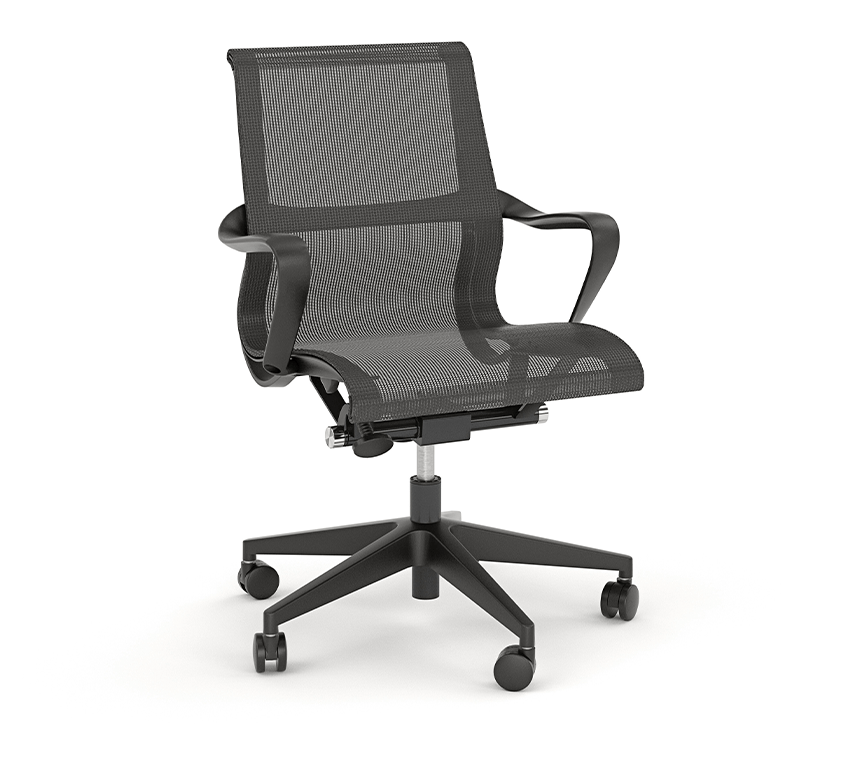 Scroll Boardroom Chair Chair Black | Office Furniture Designs