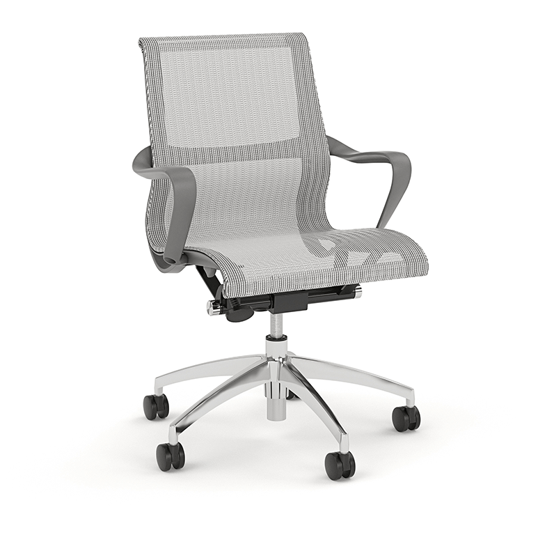 Scroll Boardroom Chair Chair Grey | Office Furniture Designs