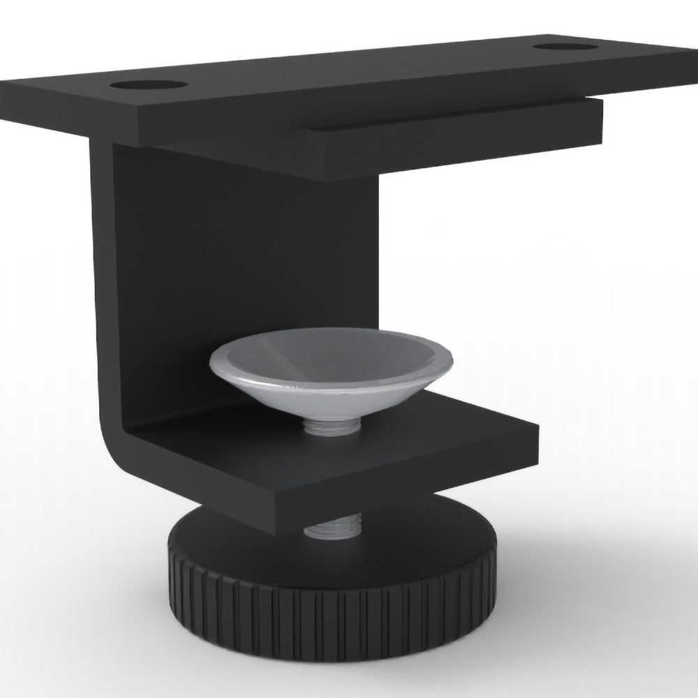 SHUSH30+ Screen Pinnable Fabric SHUSH30+ Screen Desk Mounted Clamp Black Set Of 2 Black & Black Set of Clamps | Office Furniture Designs