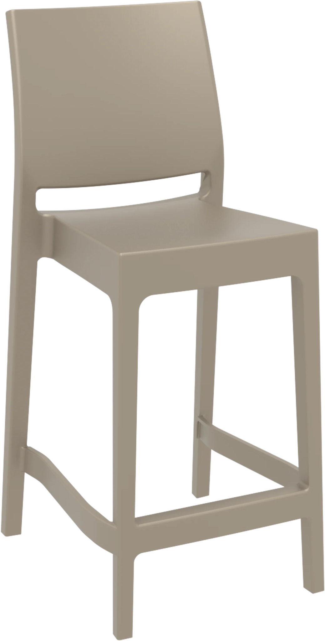 Siesta Maya Barstool 65cm Taupe | Office Furniture Designs