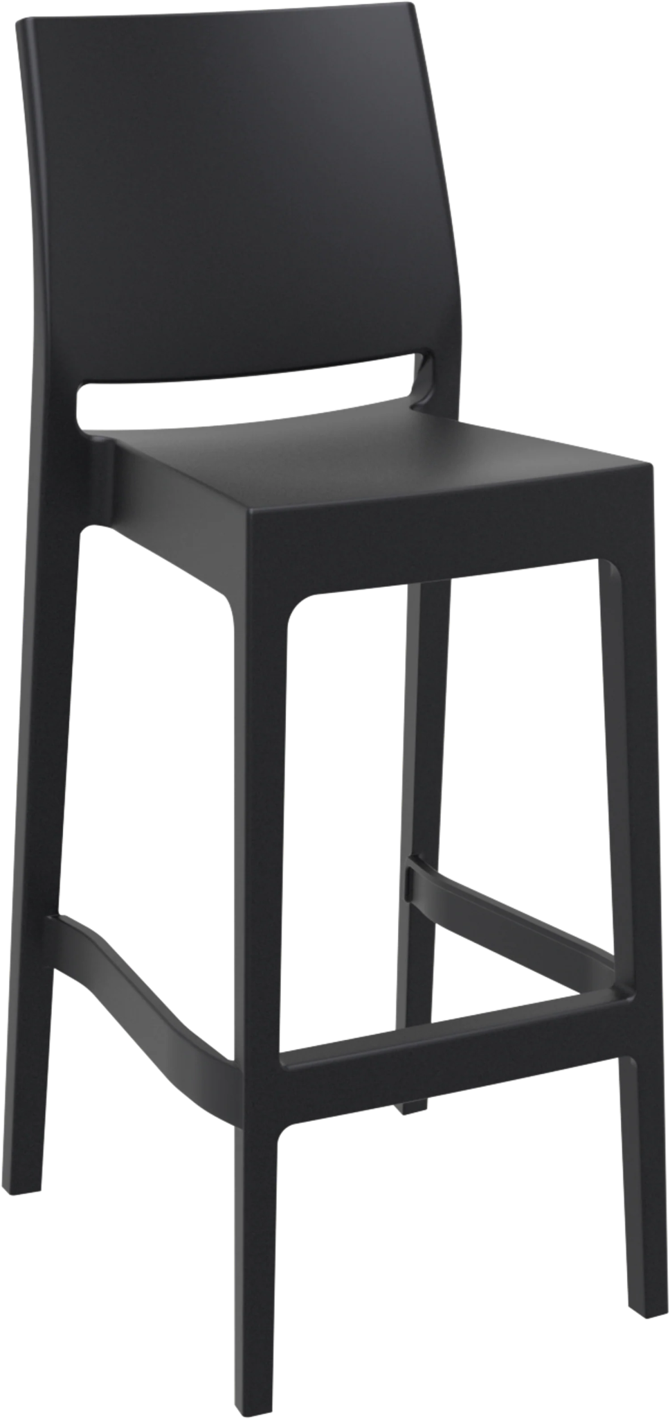 Siesta Maya Barstool 75cm Black | Office Furniture Designs
