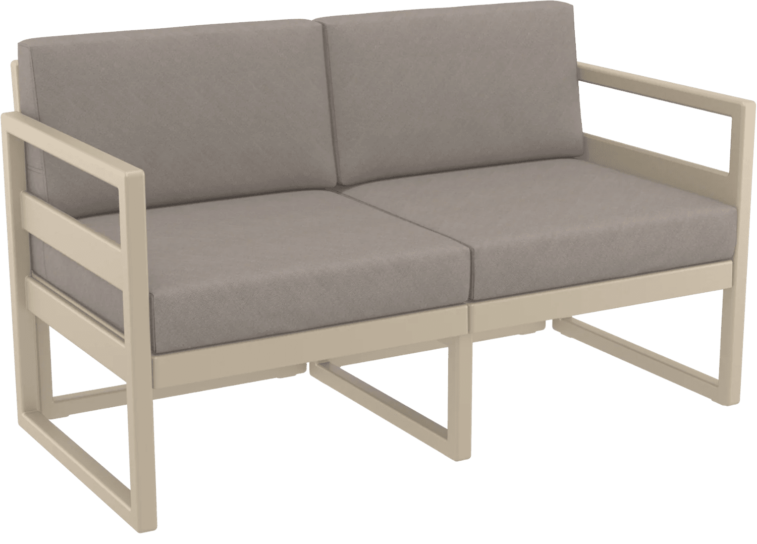Siesta Mykonos Lounge Sofa Taupe Light Brown | Office Furniture Designs