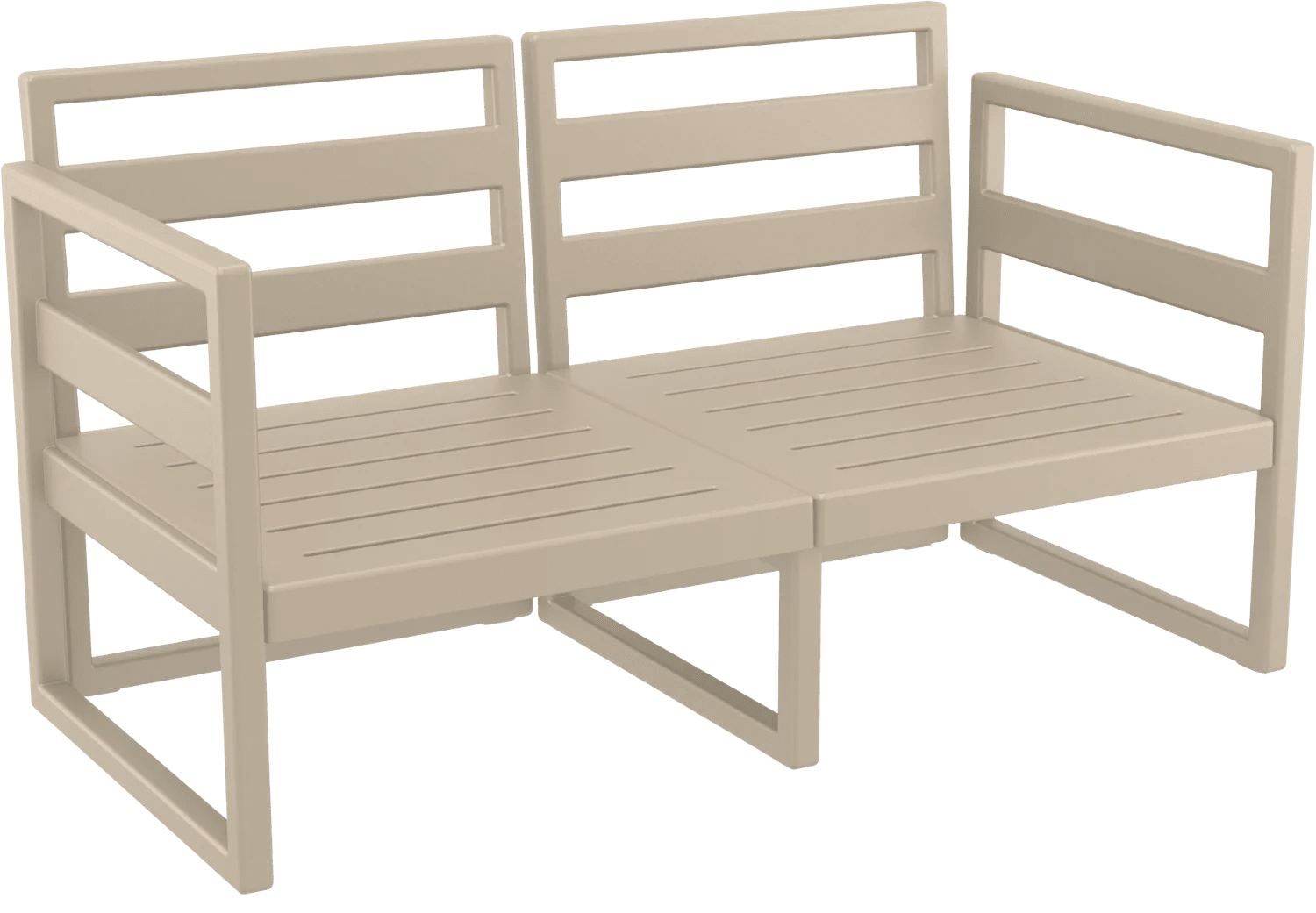 Siesta Mykonos Lounge Sofa Taupe None | Office Furniture Designs