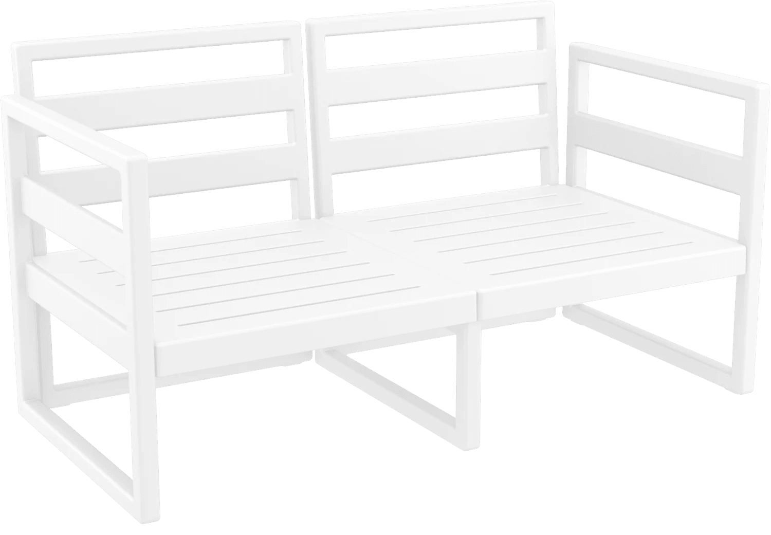 Siesta Mykonos Lounge Sofa White None | Office Furniture Designs