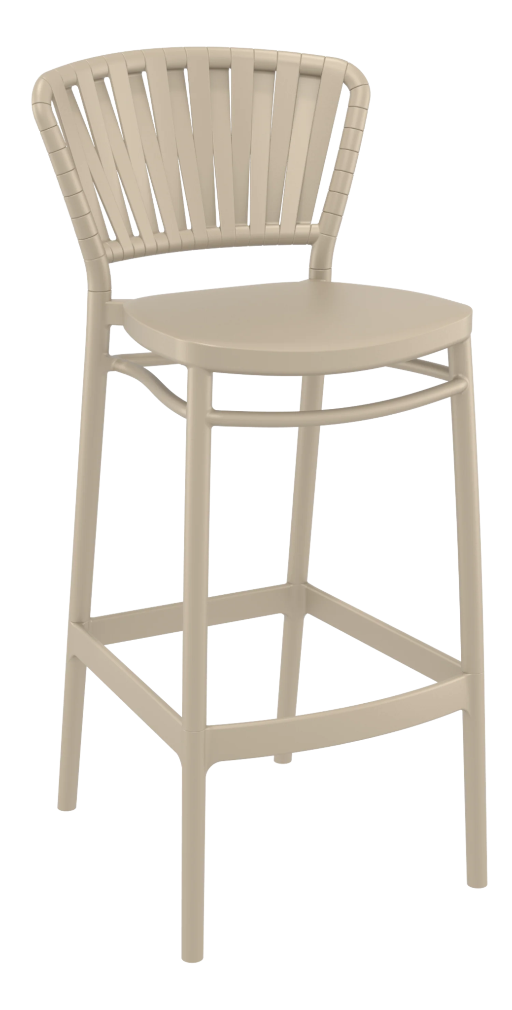 Siesta Portofino Stool 75cm - Bar Stool Taupe | Office Furniture Designs