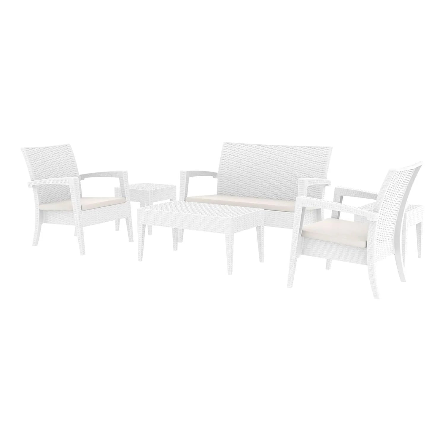 Siesta Tequila Lounge Set White Beige | Office Furniture Designs
