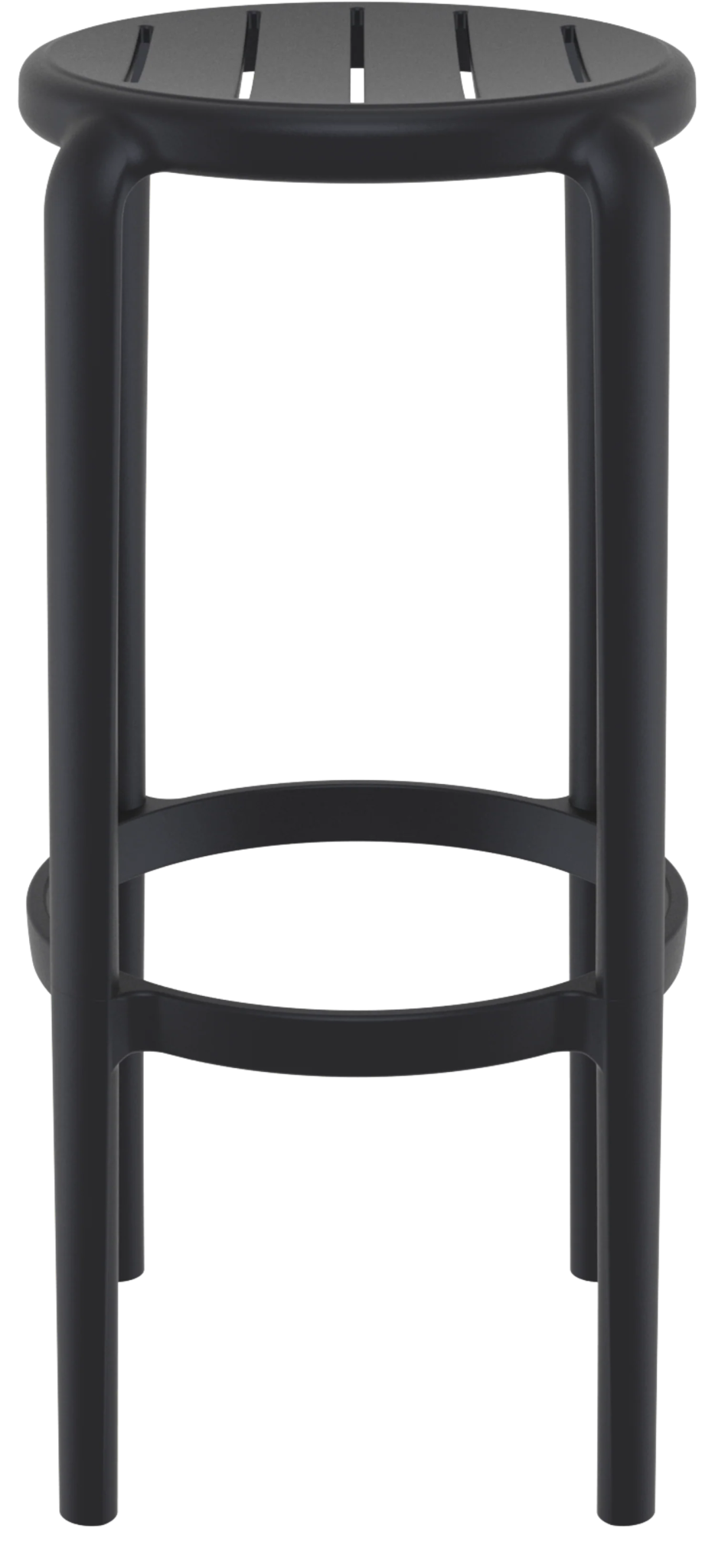 Siesta Tom Bar Stool 75cm Black | Office Furniture Designs