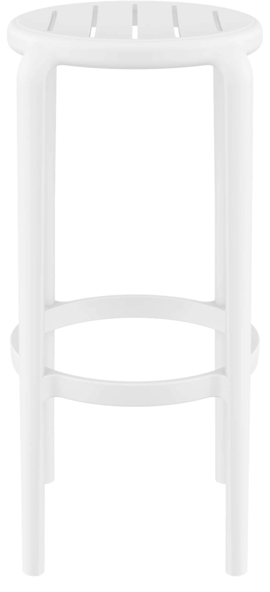 Siesta Tom Bar Stool 75cm White | Office Furniture Designs