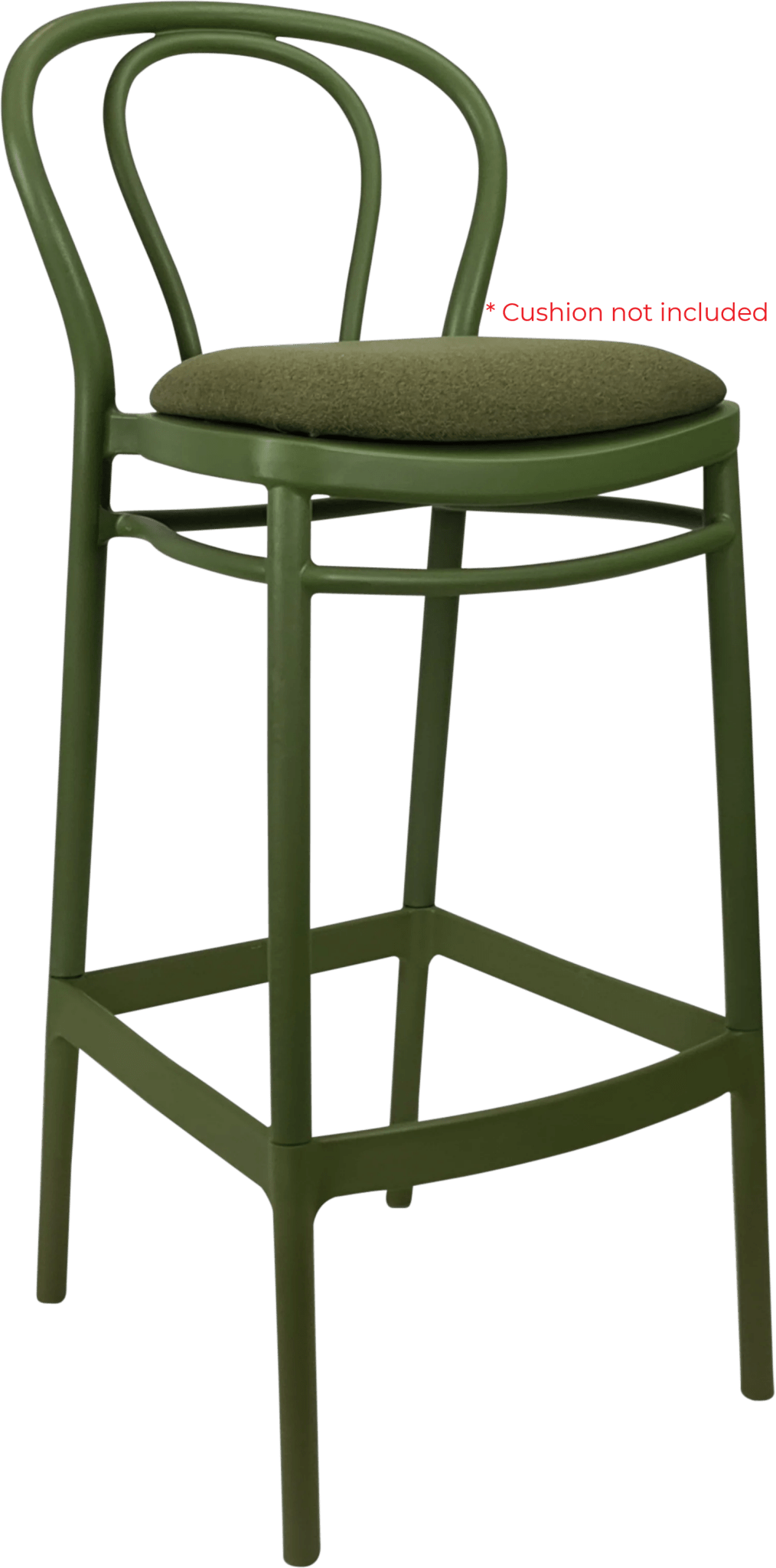 Siesta Victor Barstool 75cm - Bar Height Olive | Office Furniture Designs