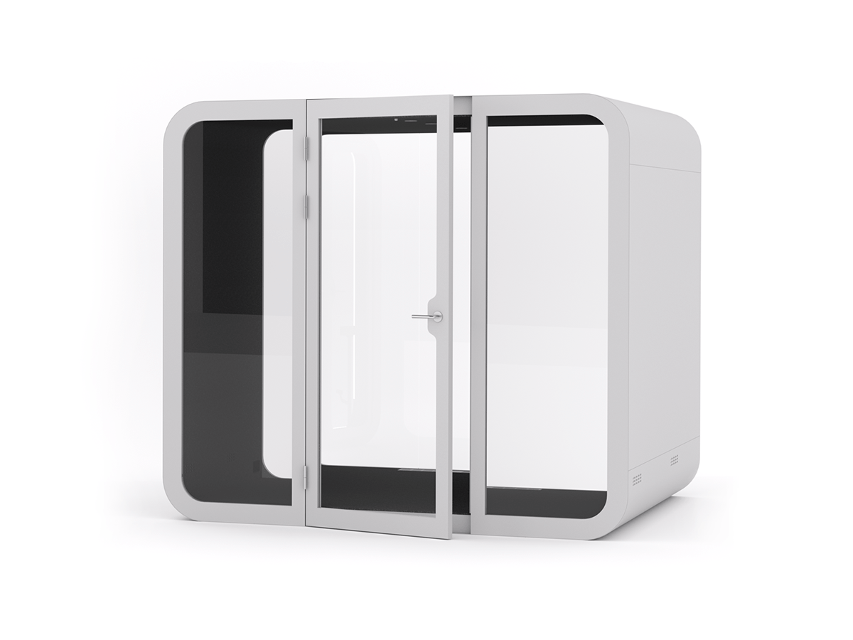 SpacePod Acoustic 4 Person White | Office Furniture Designs