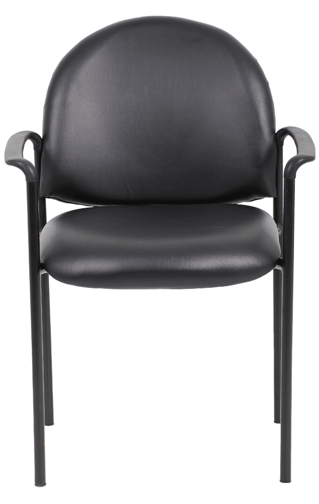 Stacking Chair PU With Arms | Office Furniture Designs