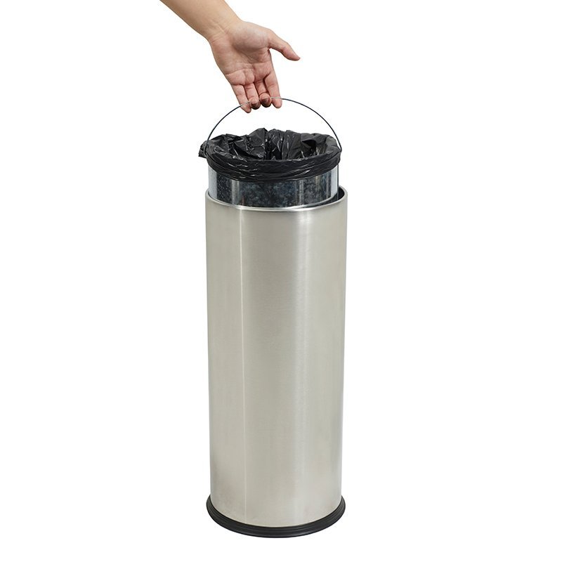 Stainless Steel Tidy Bin 28L - Office Furniture Designs
