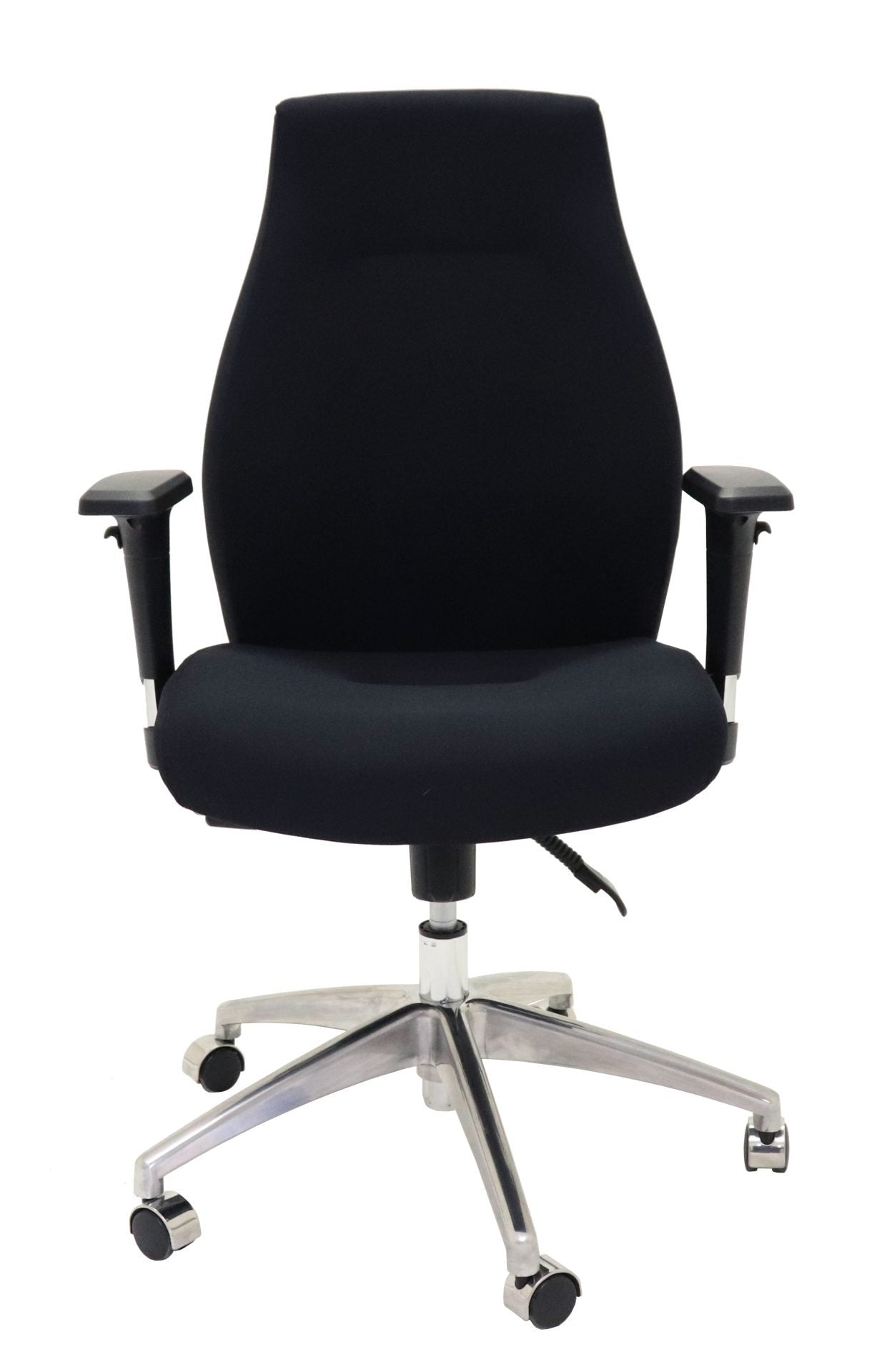 Swift Executive Task Chair High Back With Arms Black Black | Office Furniture Designs