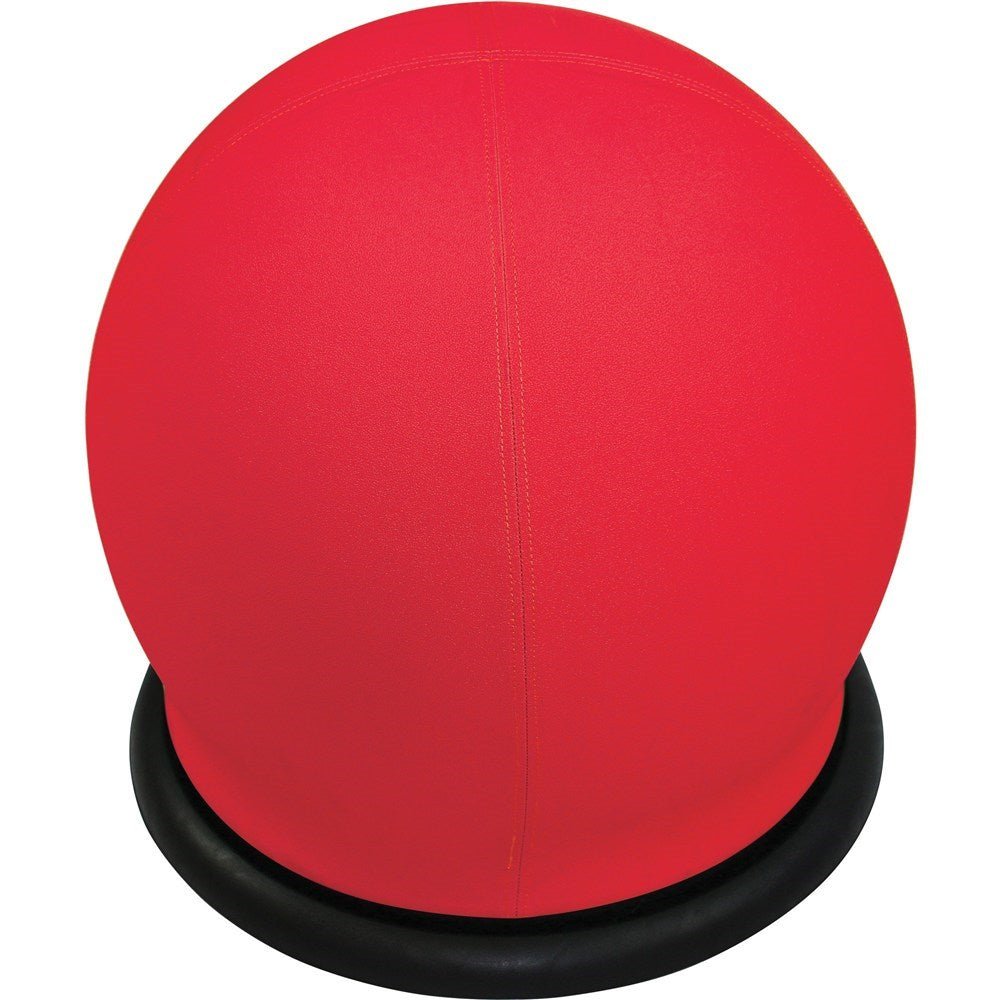 Swizzle Breakout Ottoman Ball Shape Active Seating Red & Black | Office Furniture Designs