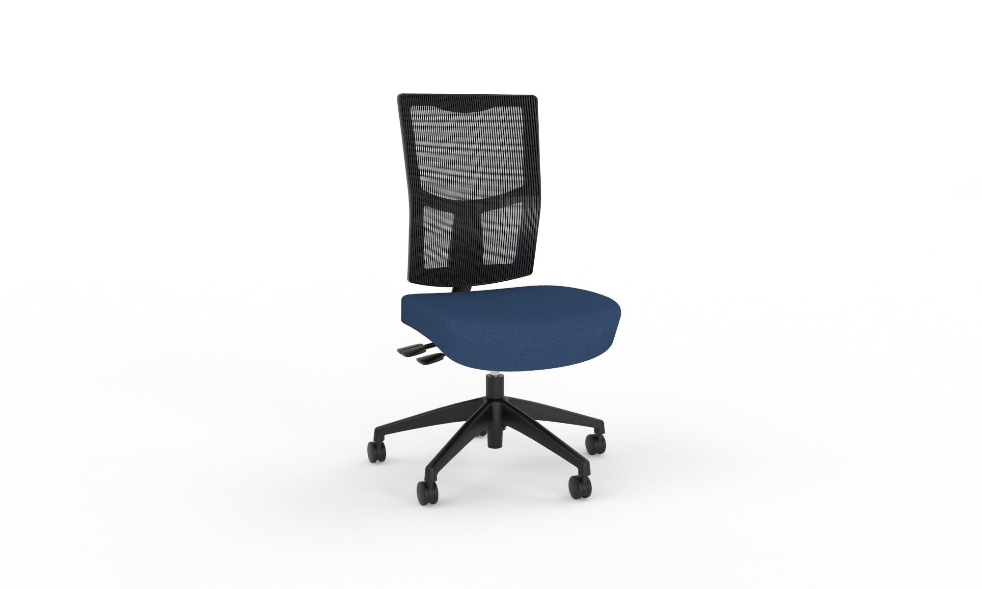 Urban Task Chair Base No Arms Nylon Dark Blue | Office Furniture Designs