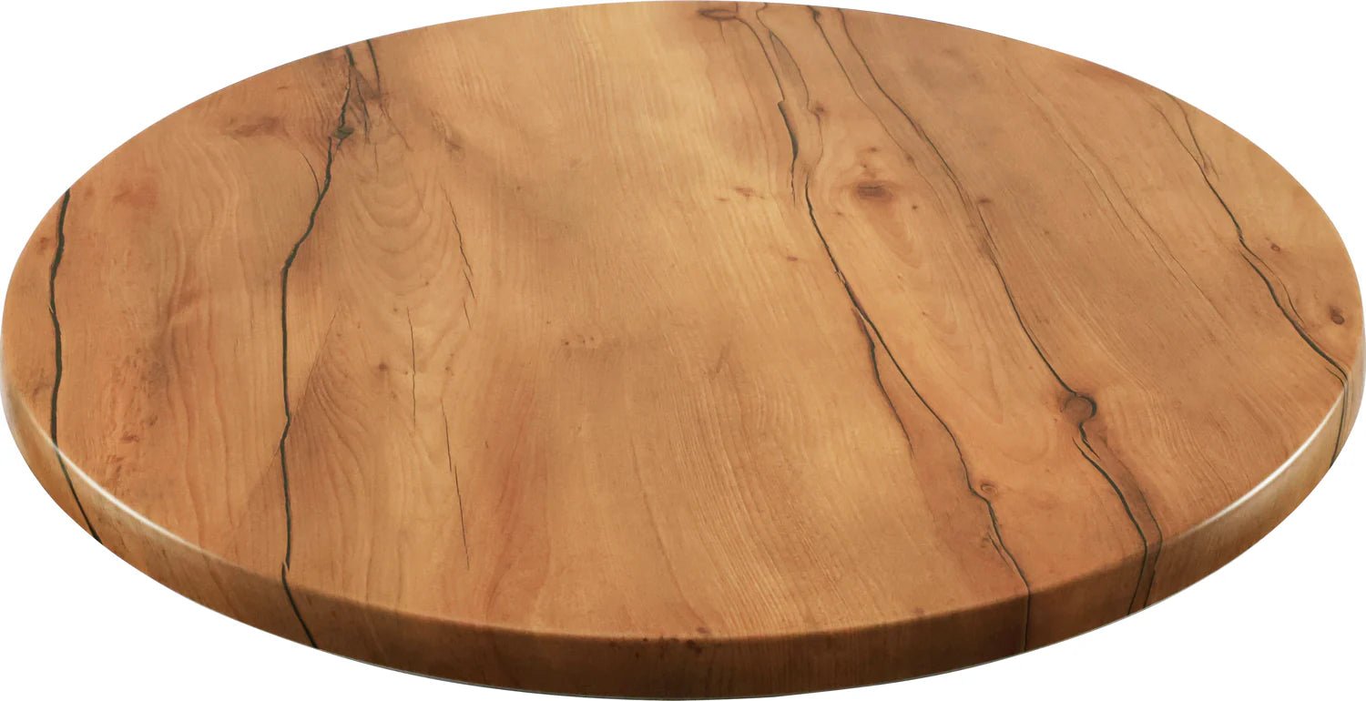 Werzalit Table Top Round 600mm New Boston | Office Furniture Designs