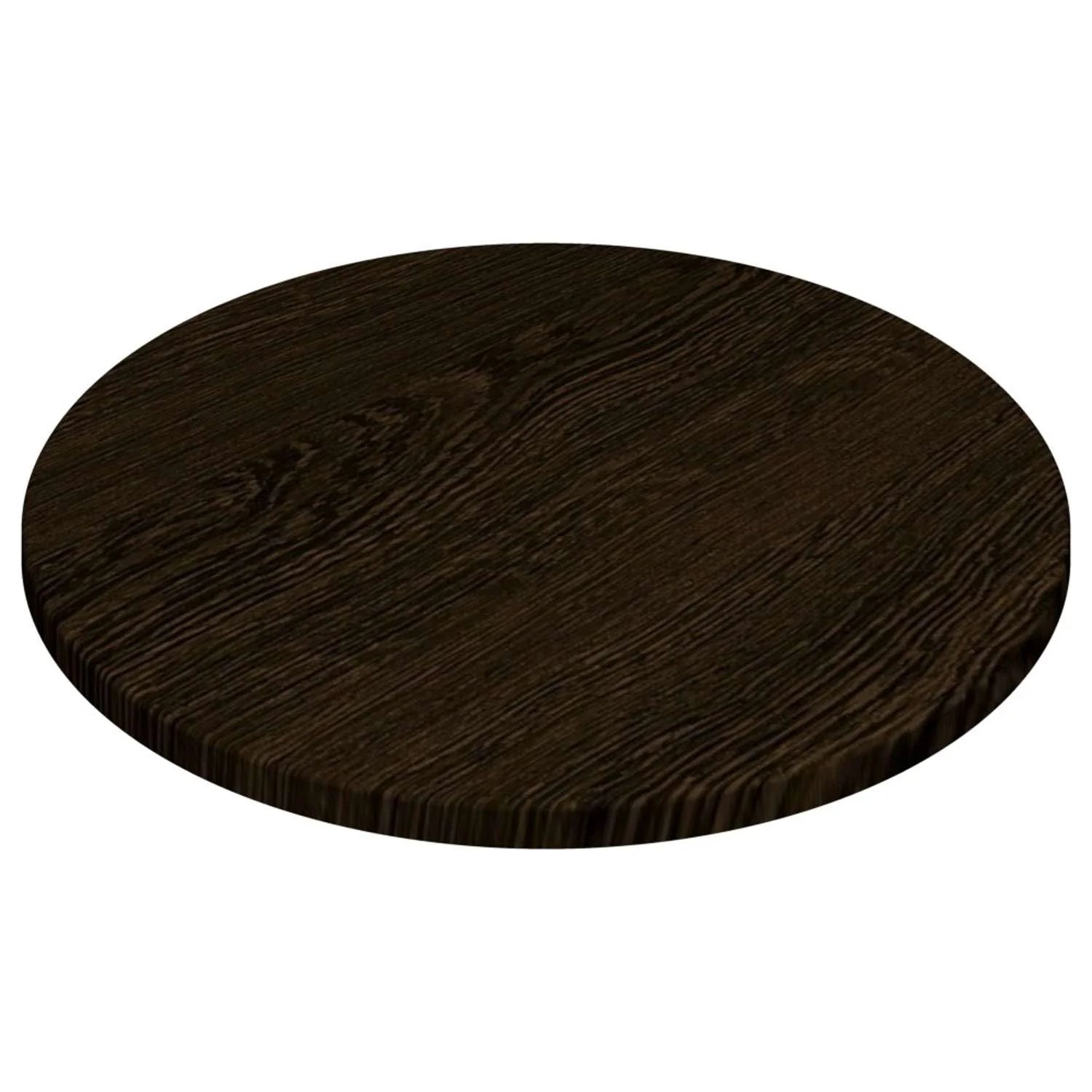 Werzalit Table Top Round 800mm Wenge | Office Furniture Designs
