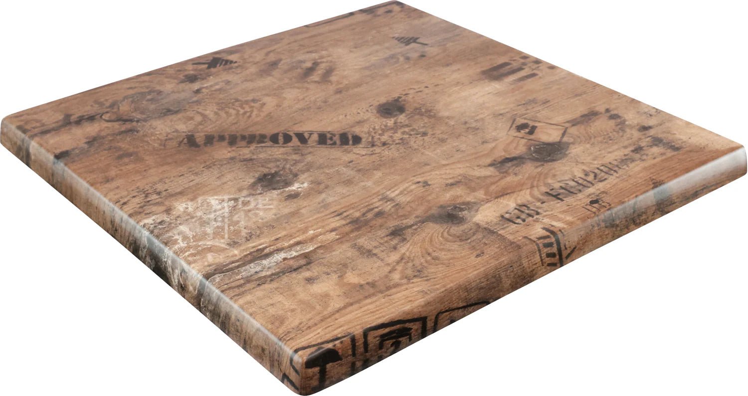 Werzalit Table Top Square 700mm Ex Works | Office Furniture Designs