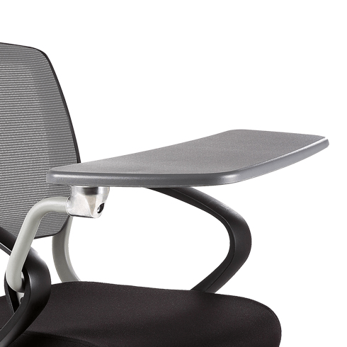 Zoom Training Chair Tablet Only Grey Grey | Office Furniture Designs