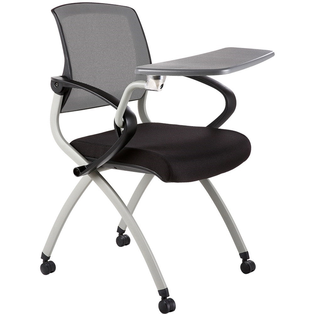 Zoom Training Chair Tablet Only Grey Grey | Office Furniture Designs