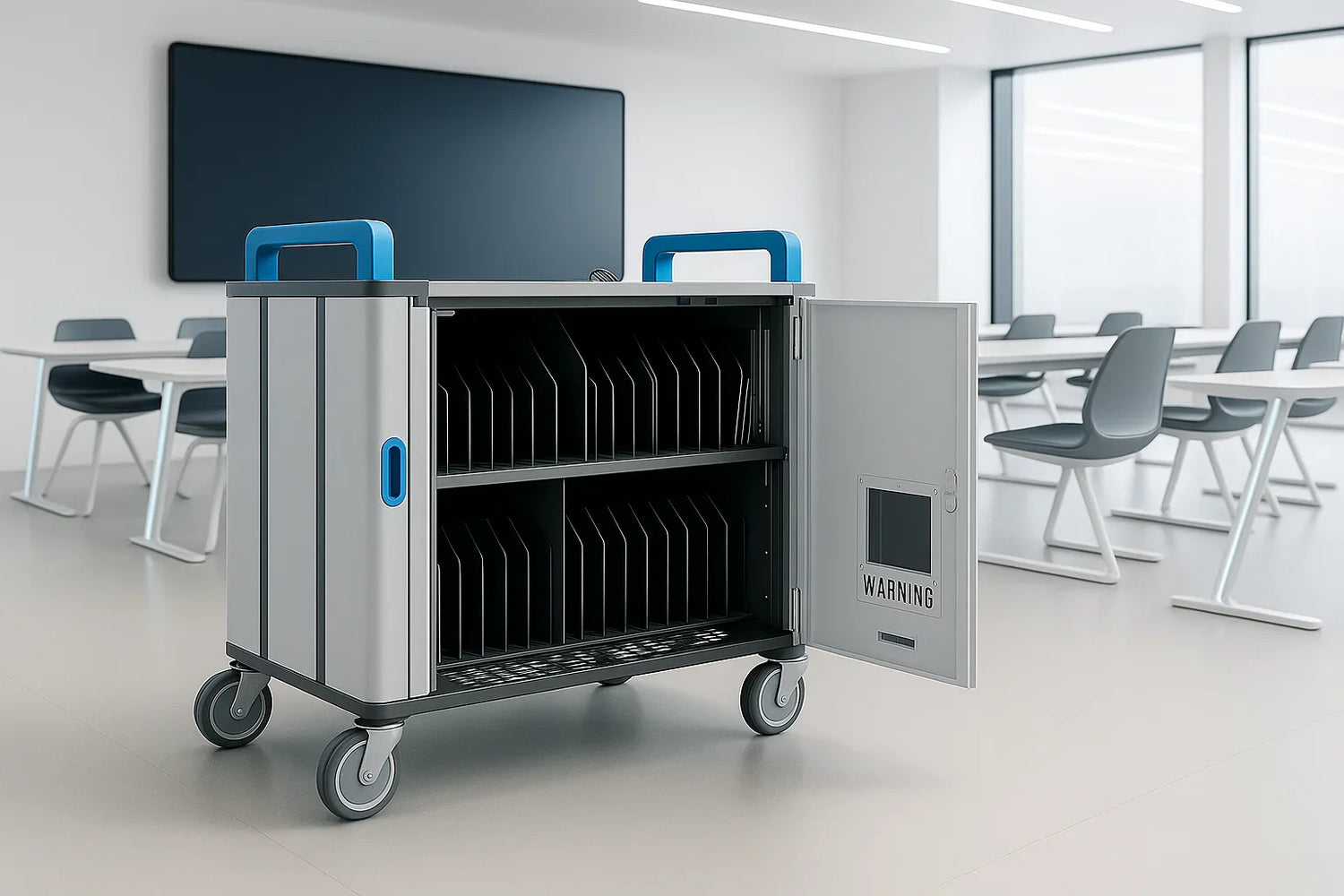 Why Every School Needs a Laptop Charging Station Cart in 2025