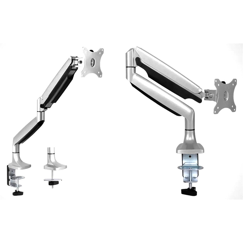 Ergovida Gas Spring Monitor Arm Silver