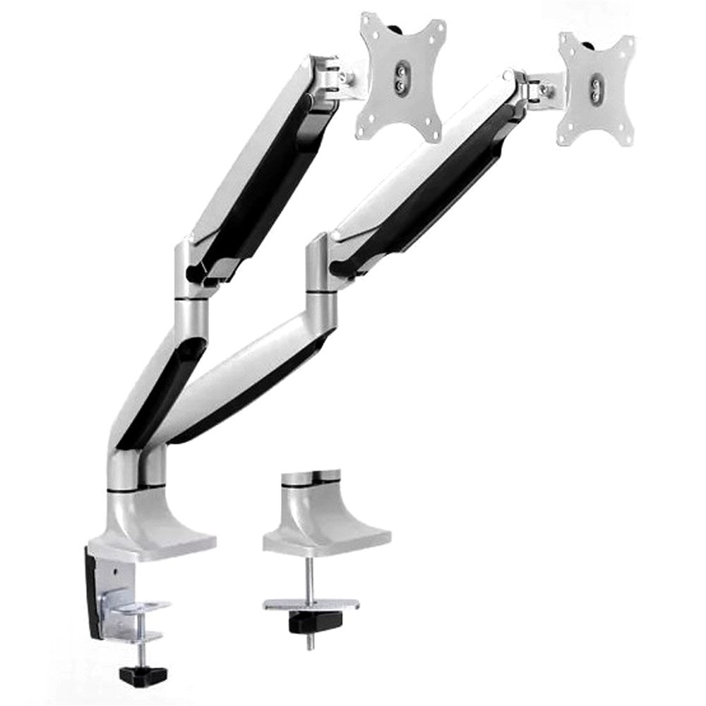 Ergovida Gas Spring Monitor Arm Silver