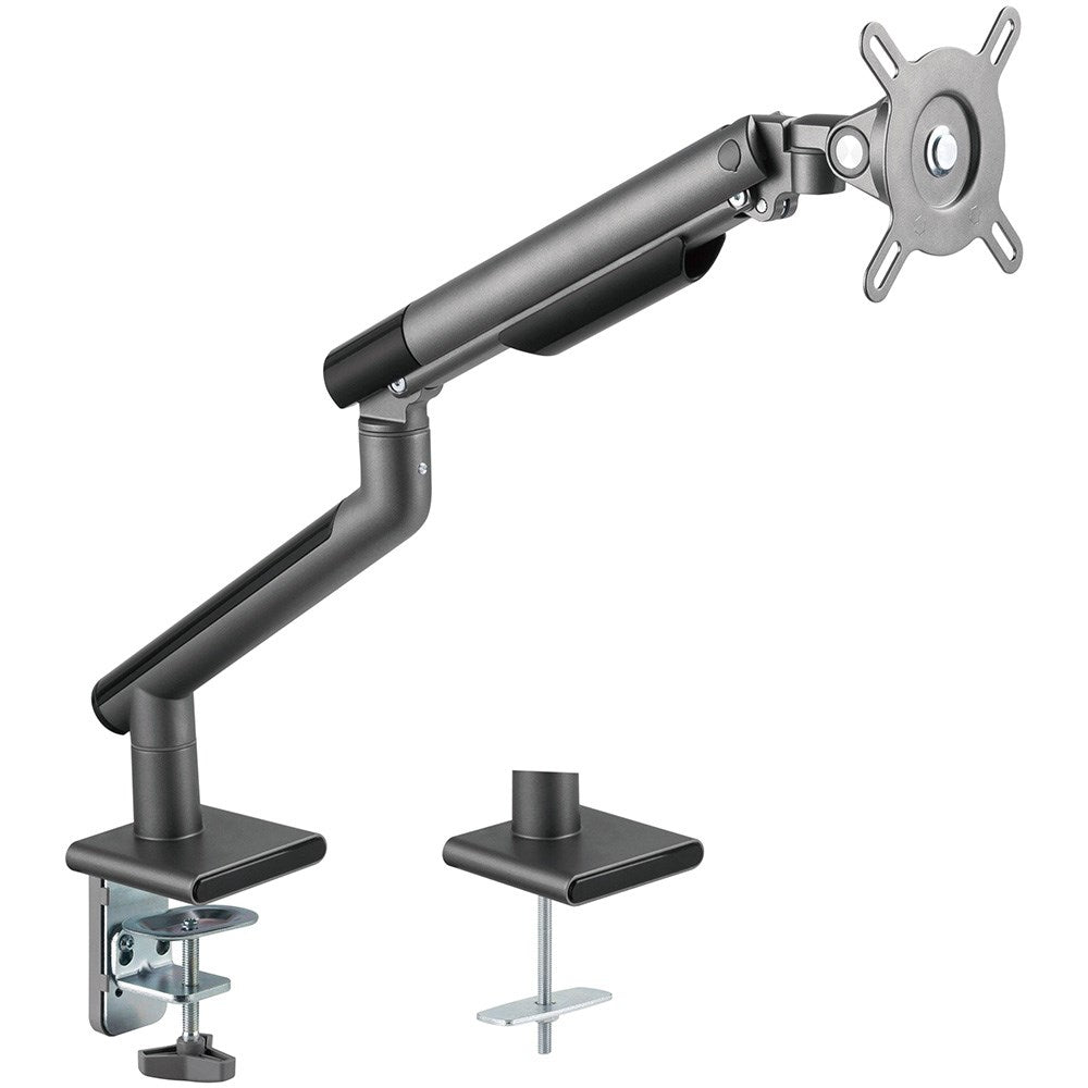 Ergovida Premium Slim Spring Assistant Aluminium Monitor Arm Grey