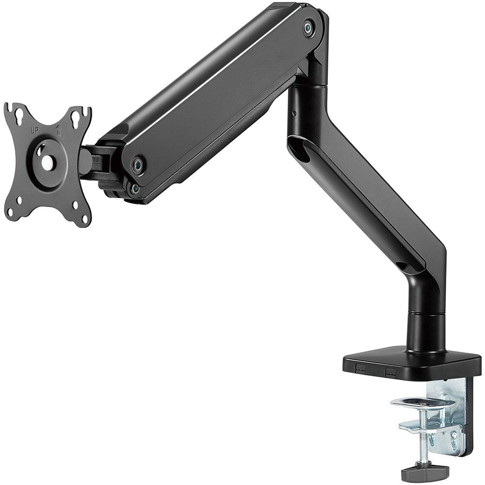 Ergovida Heavy Duty Spring Assisted Aluminium Monitor Arm Black