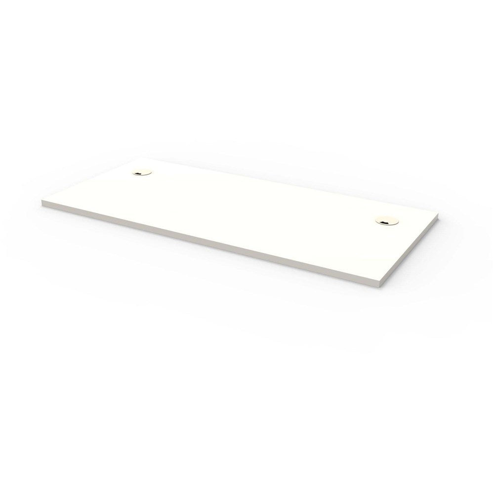Rapidline Rectangle Desk Top Only 1500W x 700D x 25mmH With 2 Cable Ports
