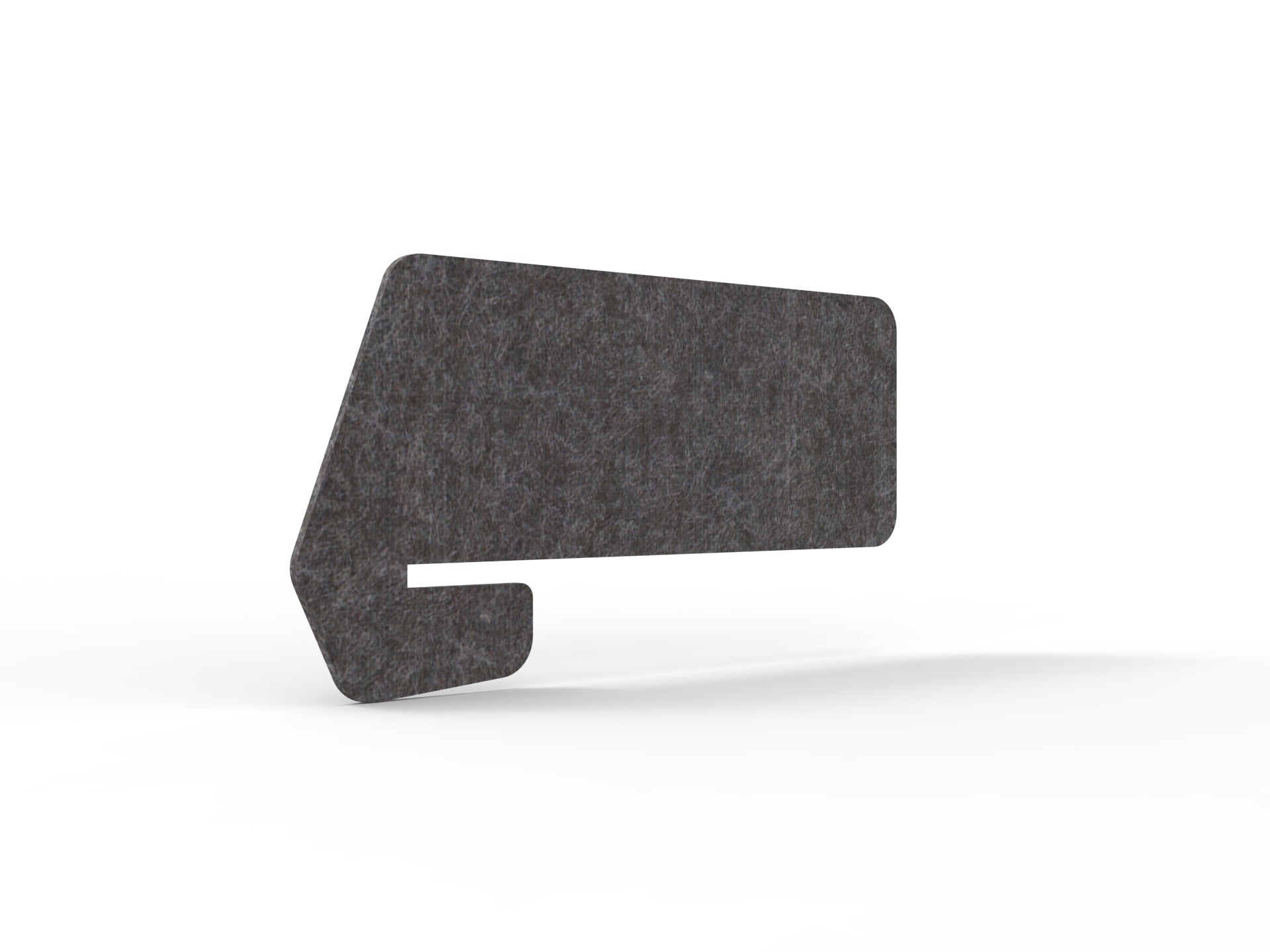 Acouline Slide On Desk Screen - Hook Cut