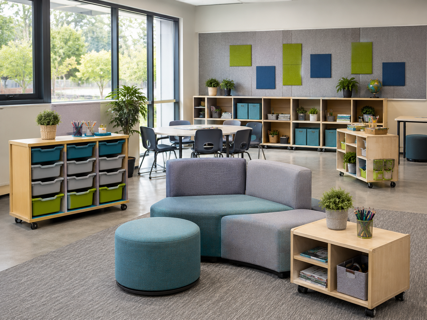 04. Classroom Storage and Breakout Furniture