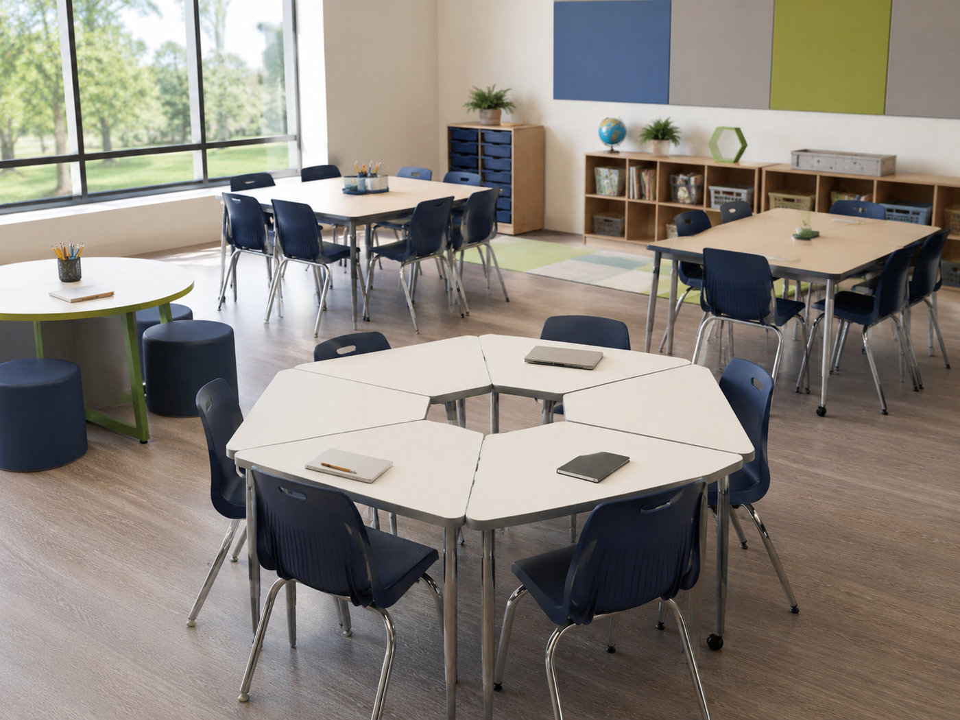 02. Student Desks and Education Tables