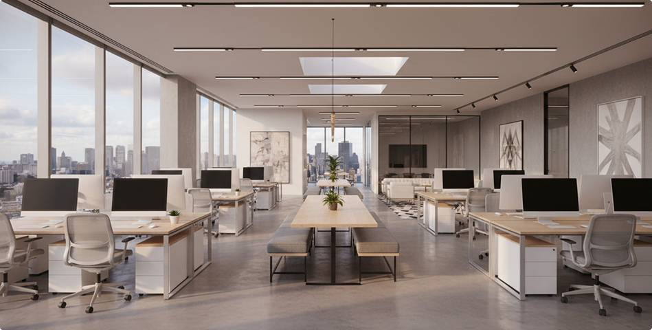 Open-Plan Tech HQ